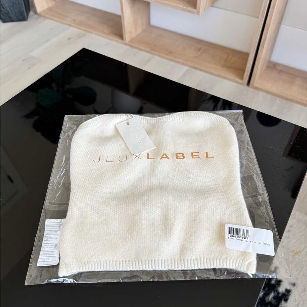 JLUXLABEL Ivory Tropic Oasis Top - XS